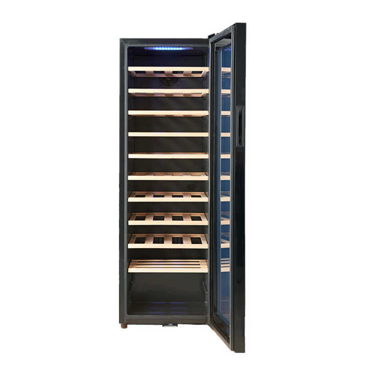 Kingchii Freestanding Wine Cabinet 138L 48 Bottles Wine Cooler Refrigerator Fridge